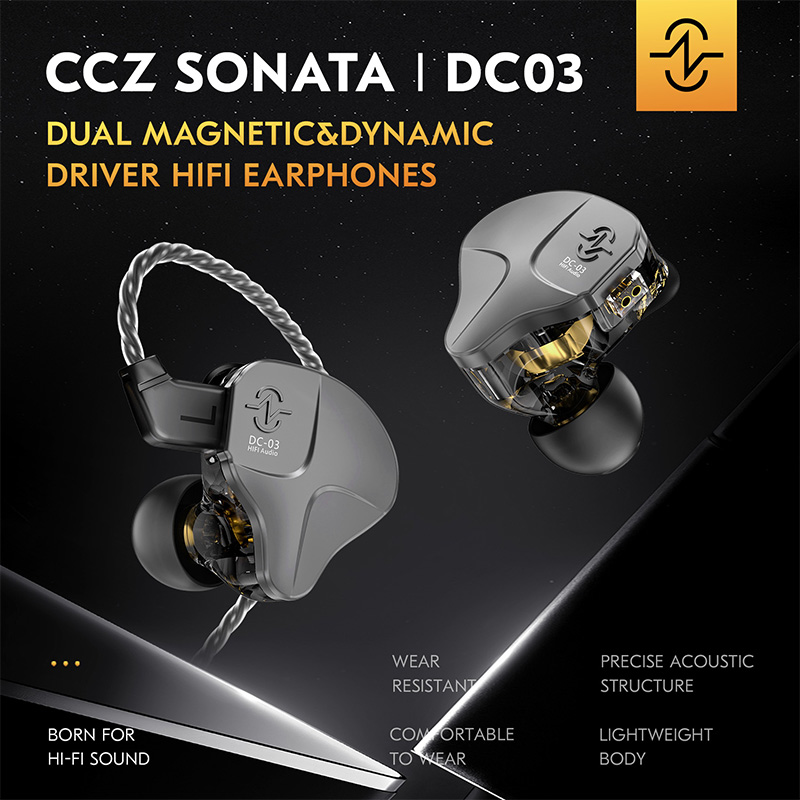 In Ear Monitors For Singers - سماعات أذن سلكية CCZ DC03 IEM