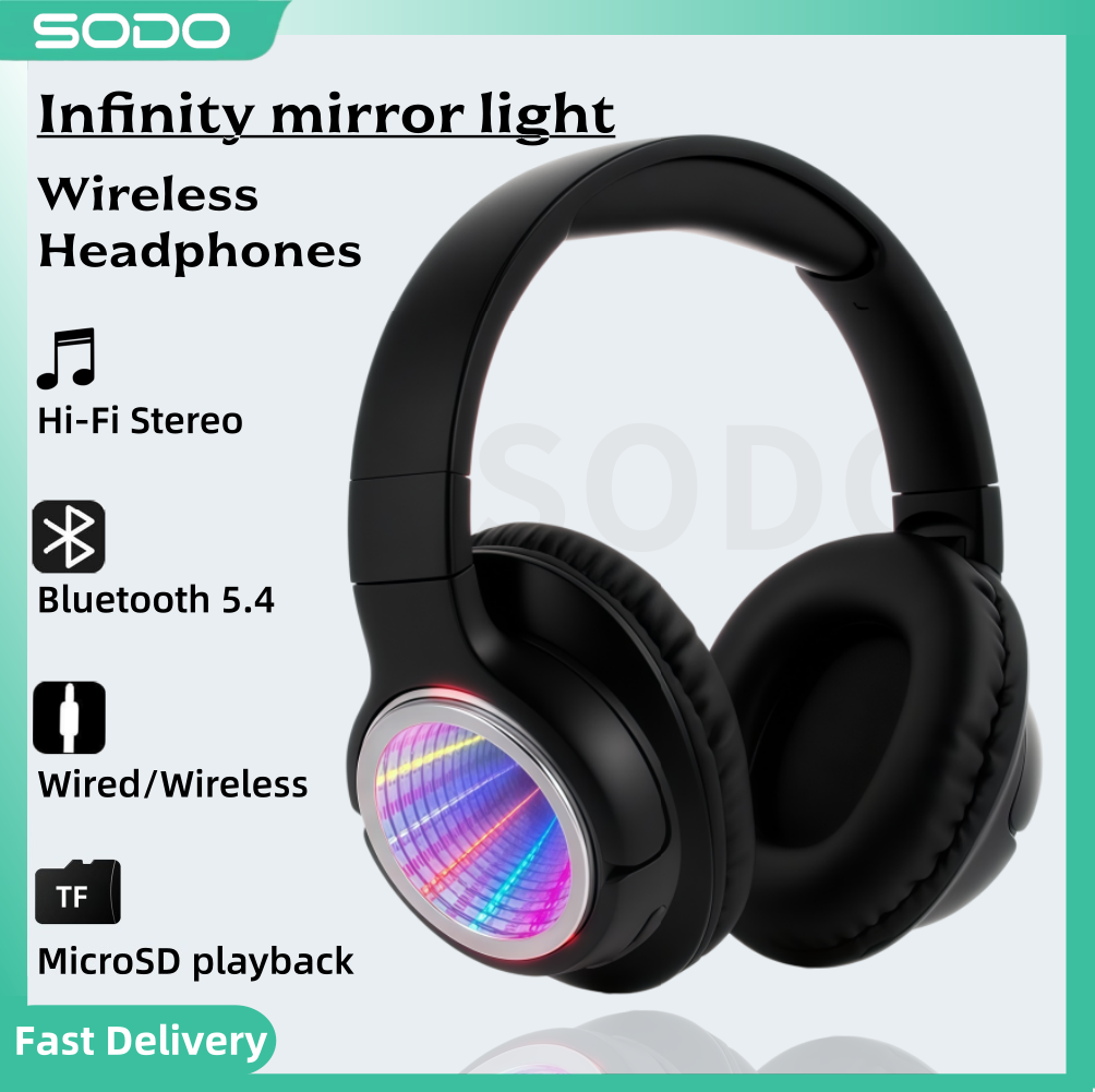 Anc Wireless Over Ear Headphones - سماعات رأس بلوتوث SODO SD1161 مع