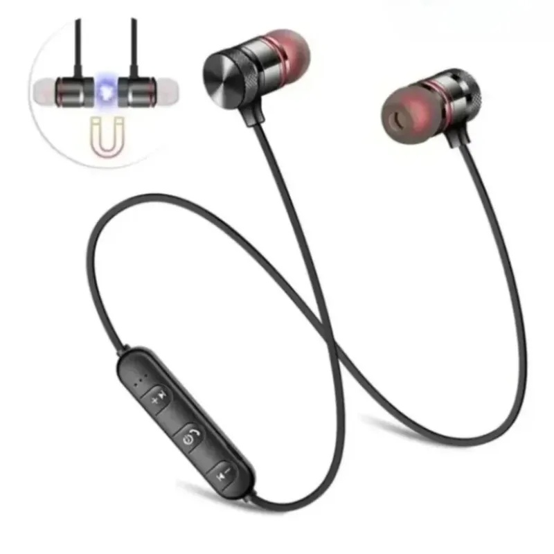Magnetic Neckband Sports Earphones - 1-4 قطع من سماعات البلوتوث اللاسلكية