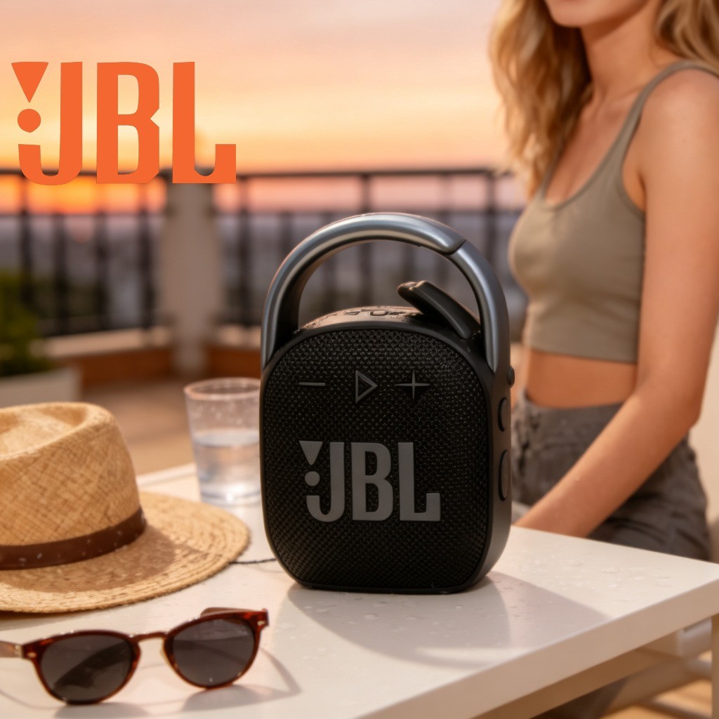 Portable Bluetooth Speaker Waterproof Ipx7 - مكبر صوت JBL CLIP4 المحمول الصغير