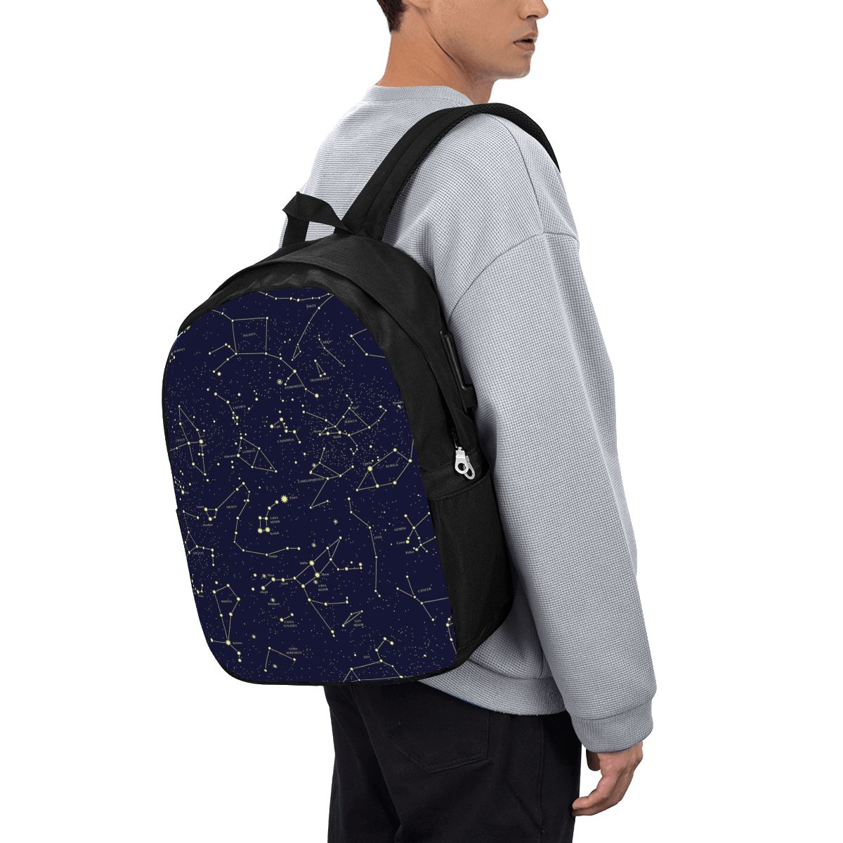 Laptops - حقيبة ظهر للسفر بتصميم السماء الليلية