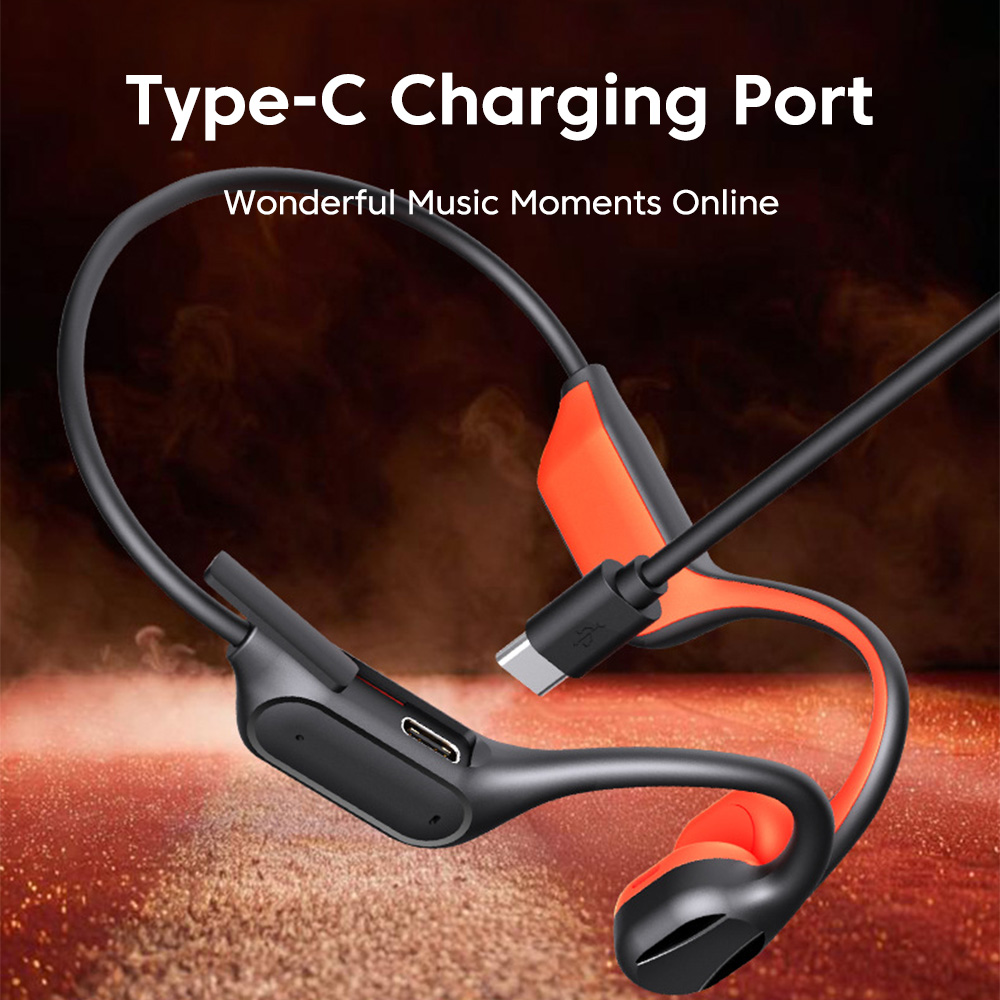 Bone Conduction Running Headphones - سماعات رأس رياضية بتقنية التوصيل العظمي،