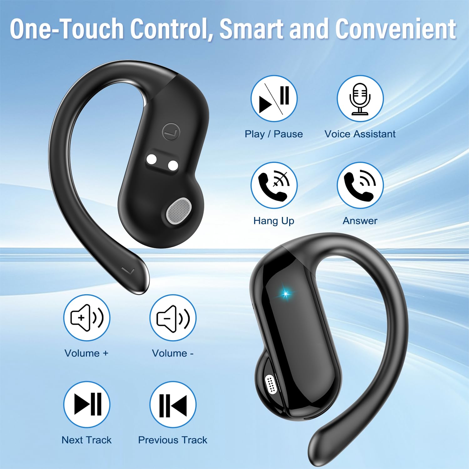 Open Ear Air Conduction Headphones - سماعات أذن مفتوحة 2026 بتقنية بلوتوث