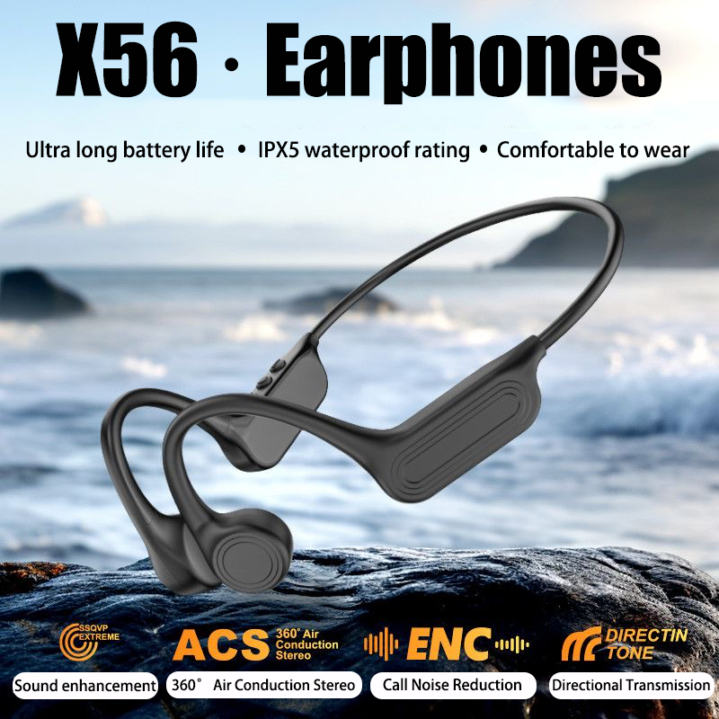 Bone Conduction Running Headphones - سماعات رأس لاسلكية بتقنية البلوتوث، سماعات