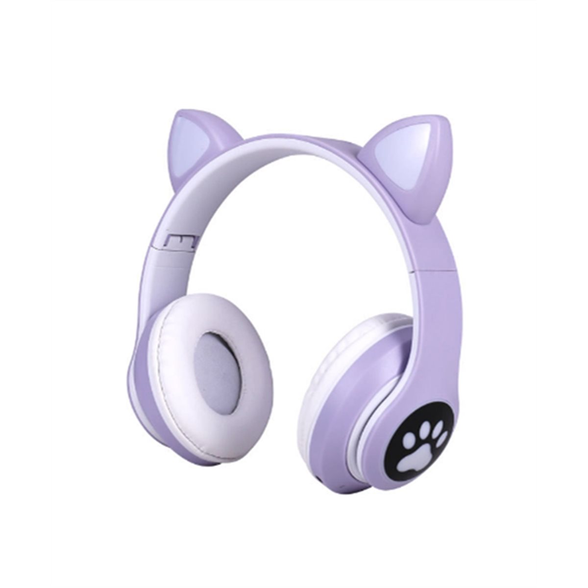 Cat Ear Bluetooth Headset Led - سماعة رأس لاسلكية DT75BG بتصميم أذن