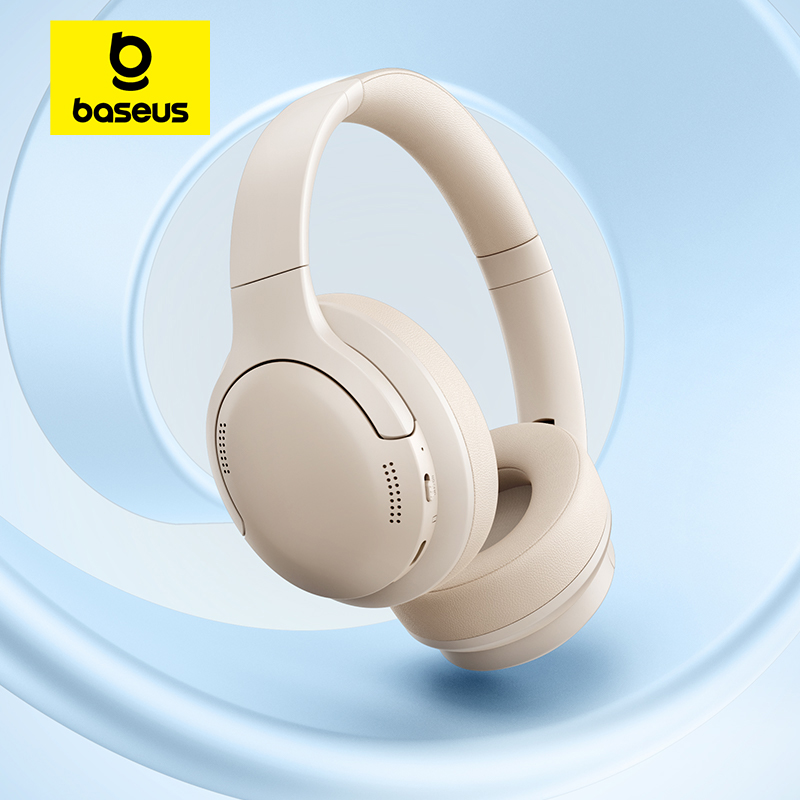 Anc Wireless Over Ear Headphones - سماعات رأس لاسلكية من بايسوس بتقنية