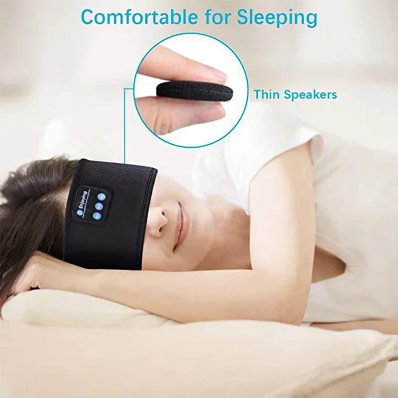 سماعات بلوتوث للنوم مع قناع لل - مراجعة Sleep Mask Headphones Bluetooth وسعره