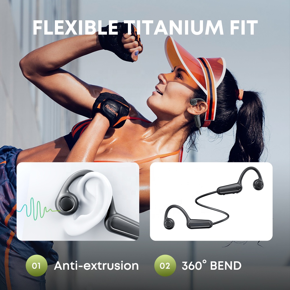 سماعات أذن رياضية لاسلكية من ا - مراجعة Bone Conduction Running Headphones وسعره