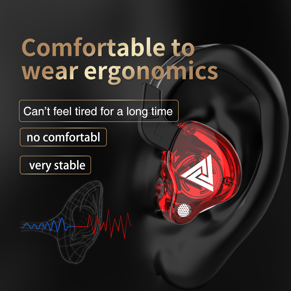 الأصلي QKZ AK6 النحاس سائق HiF - مراجعة Open Ear Air Conduction Headphones وسعره