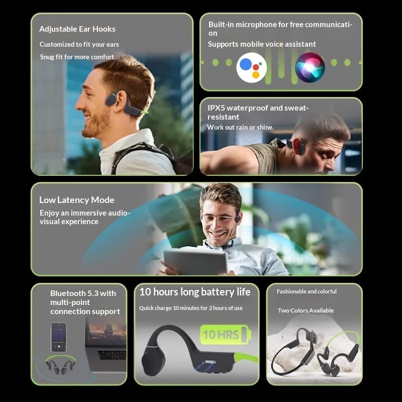 سماعات توصيل عظمي مقاومة للماء - مراجعة Headphones وسعره