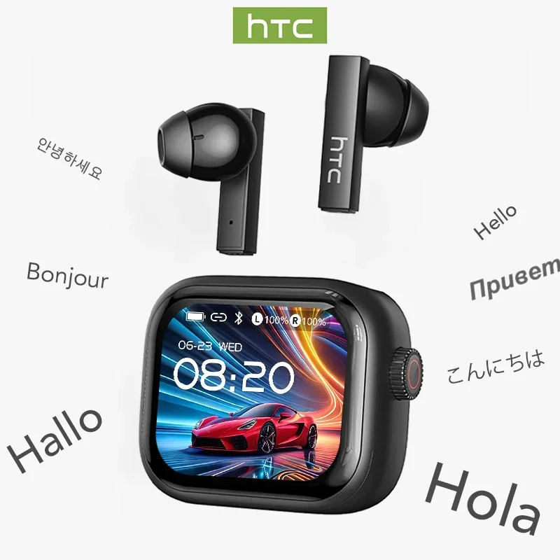 [شاشة فائقة الدقة] سماعات HTC  - مراجعة Open Ear Air Conduction Headphones وسعره