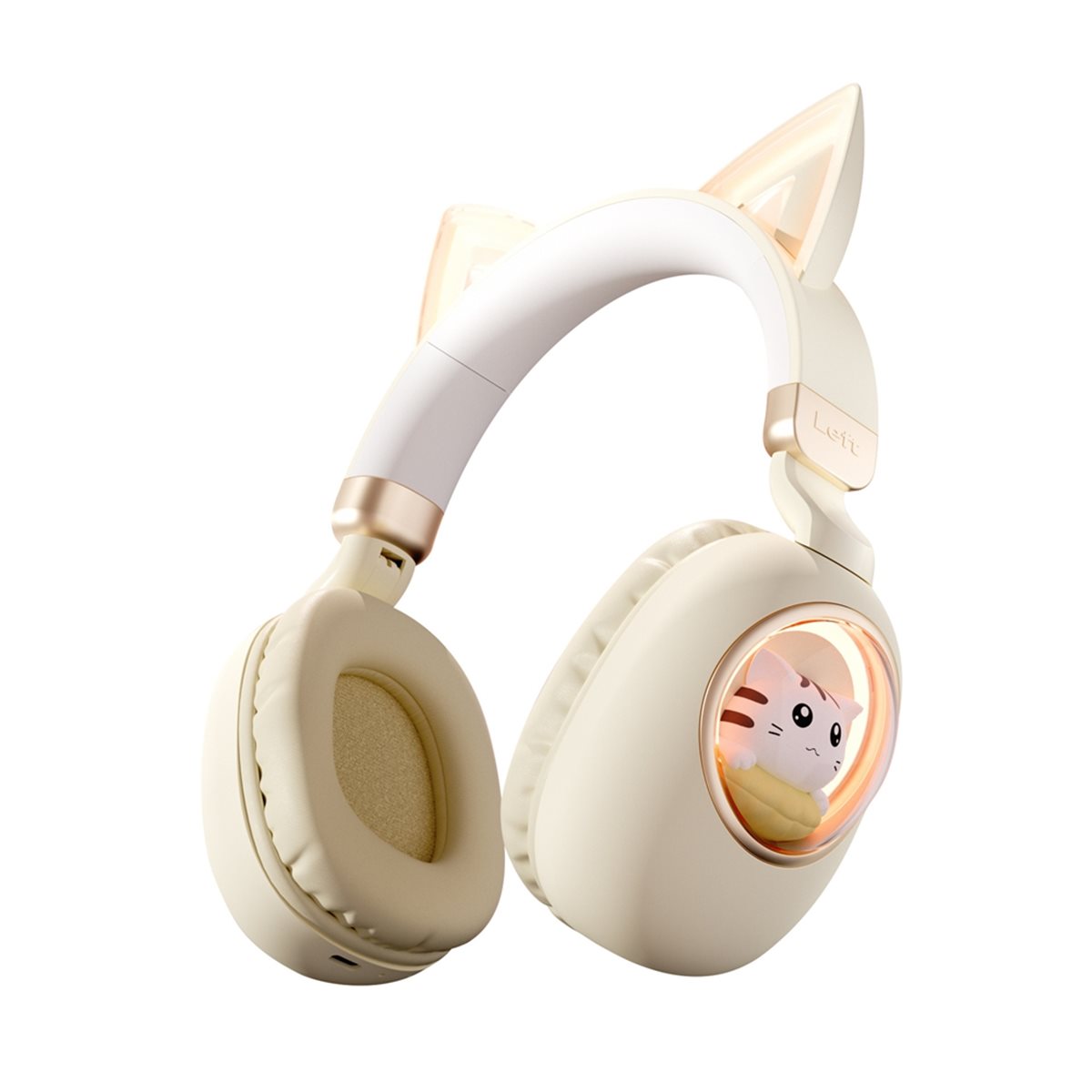 [حزمة قيمة] سماعات رأس لاسلكية - مراجعة Cat Ear Bluetooth Headset Led وسعره