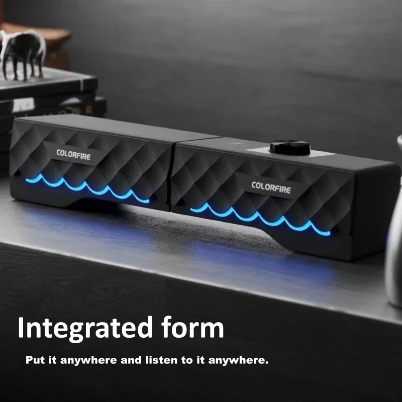 HIFI جودة الصوت السلكية الكمبي - مراجعة Rgb Computer Soundbar For Pc وسعره