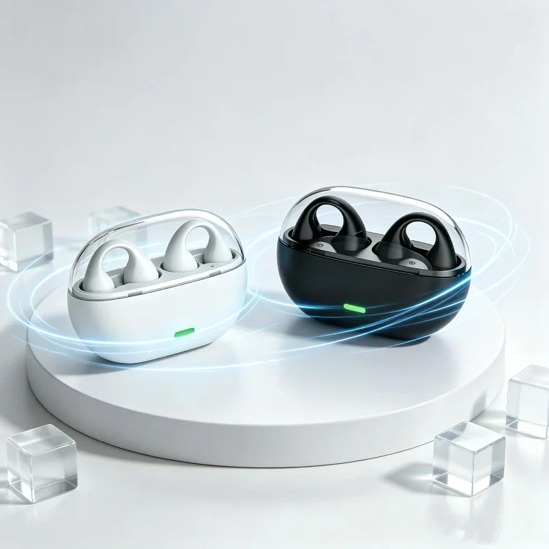 سماعة بلوتوث 5.3 لاسلكية بتقني - مراجعة Open Ear Air Conduction Headphones وسعره