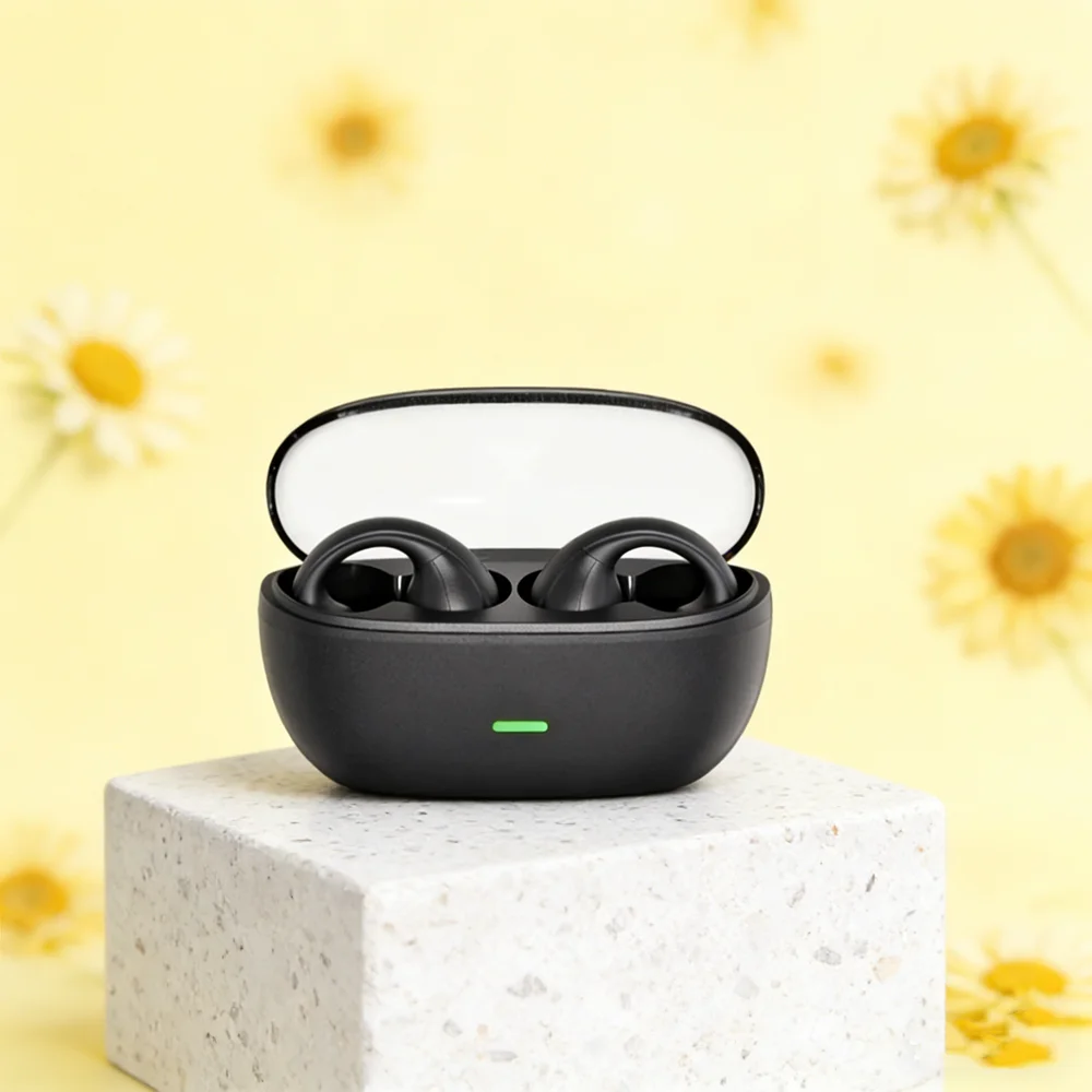 سماعة بلوتوث 5.3 لاسلكية بتقني - مراجعة Open Ear Air Conduction Headphones وسعره