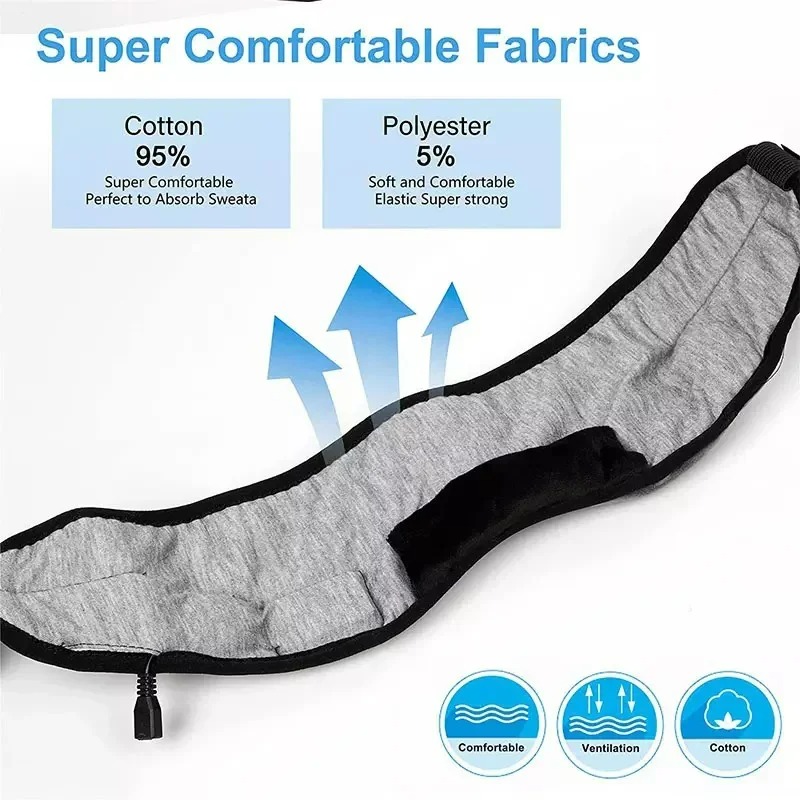 سماعات بلوتوث رياضية للنوم مع  - مراجعة Sleep Mask Headphones Bluetooth وسعره