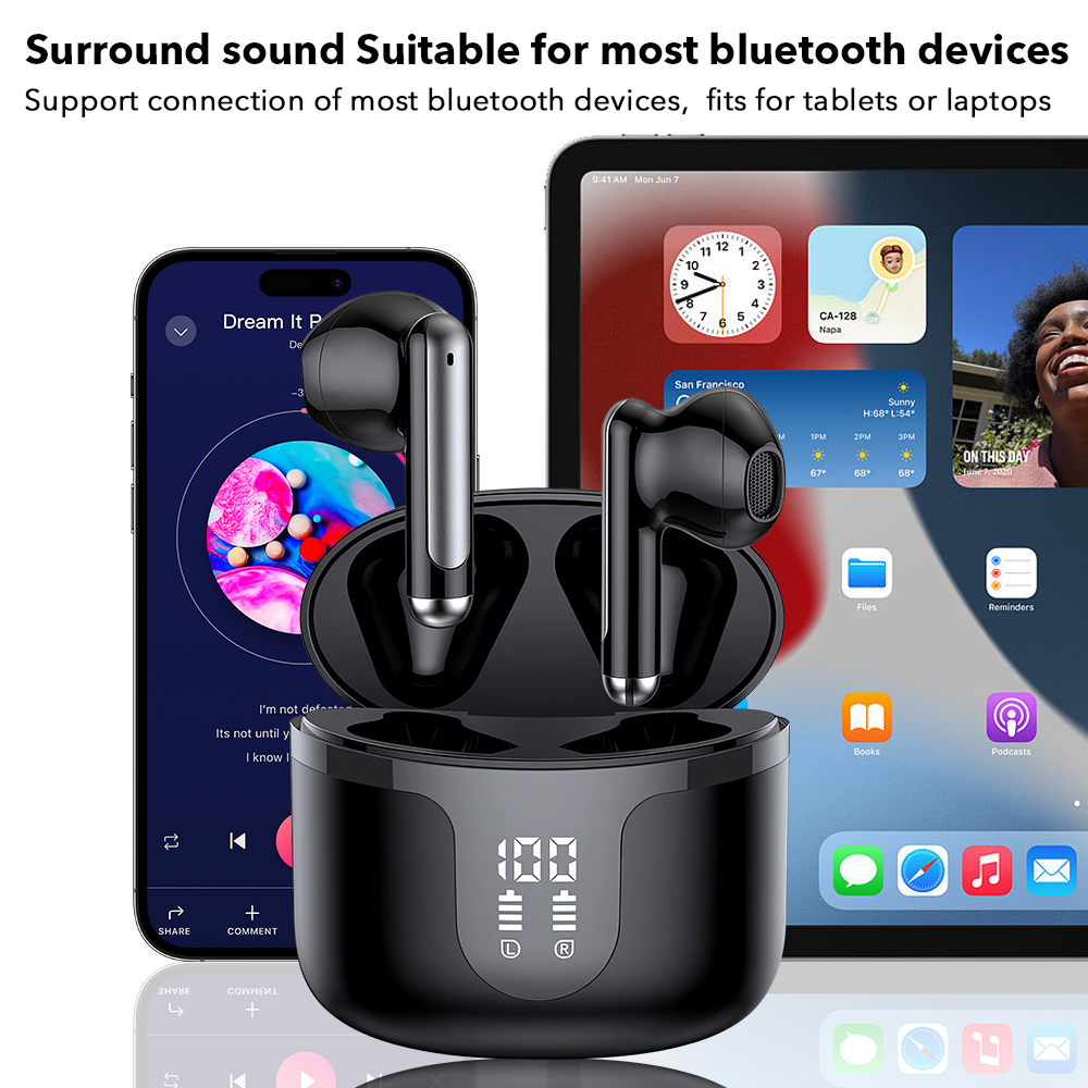 سماعات Mpow S47 True اللاسلكية - مراجعة Tws Earbuds Bluetooth 5.3 وسعره