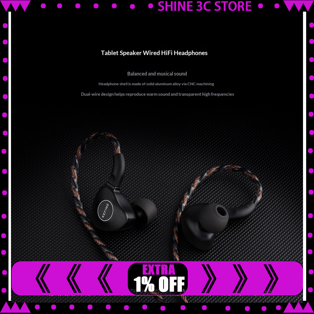 سماعات أذن داخلية KEFINE Klana - مراجعة Planar Magnetic Iem Earphones وسعره