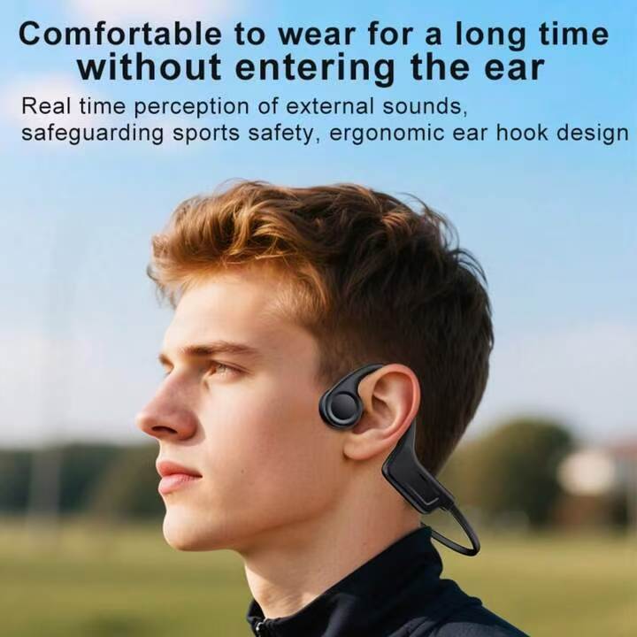 سماعات أذن لاسلكية بتقنية التو - مراجعة Bone Conduction Running Headphones وسعره