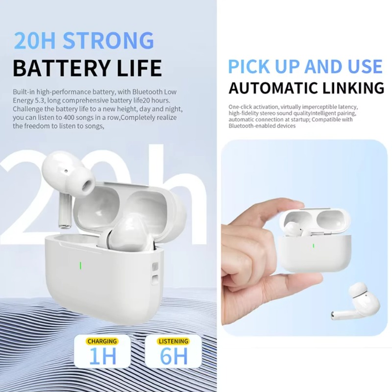 سماعات أذن بلوتوث A5 TWS، سماع - مراجعة Tws Earbuds Bluetooth 5.3 وسعره