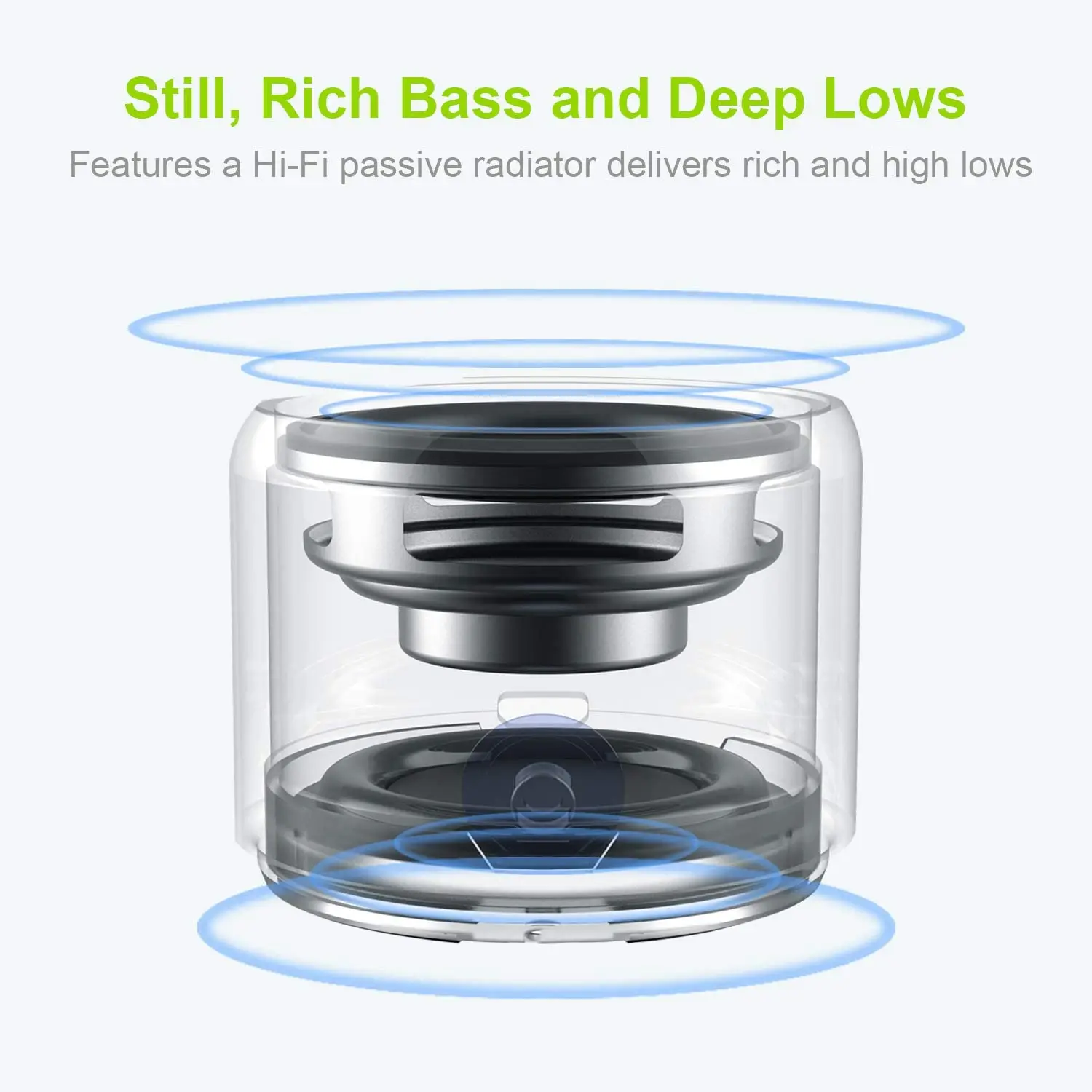 مكبر صوت بلوتوث صغير EWA A106  - مراجعة Portable Bluetooth Speaker Waterproof Ipx7 وسعره