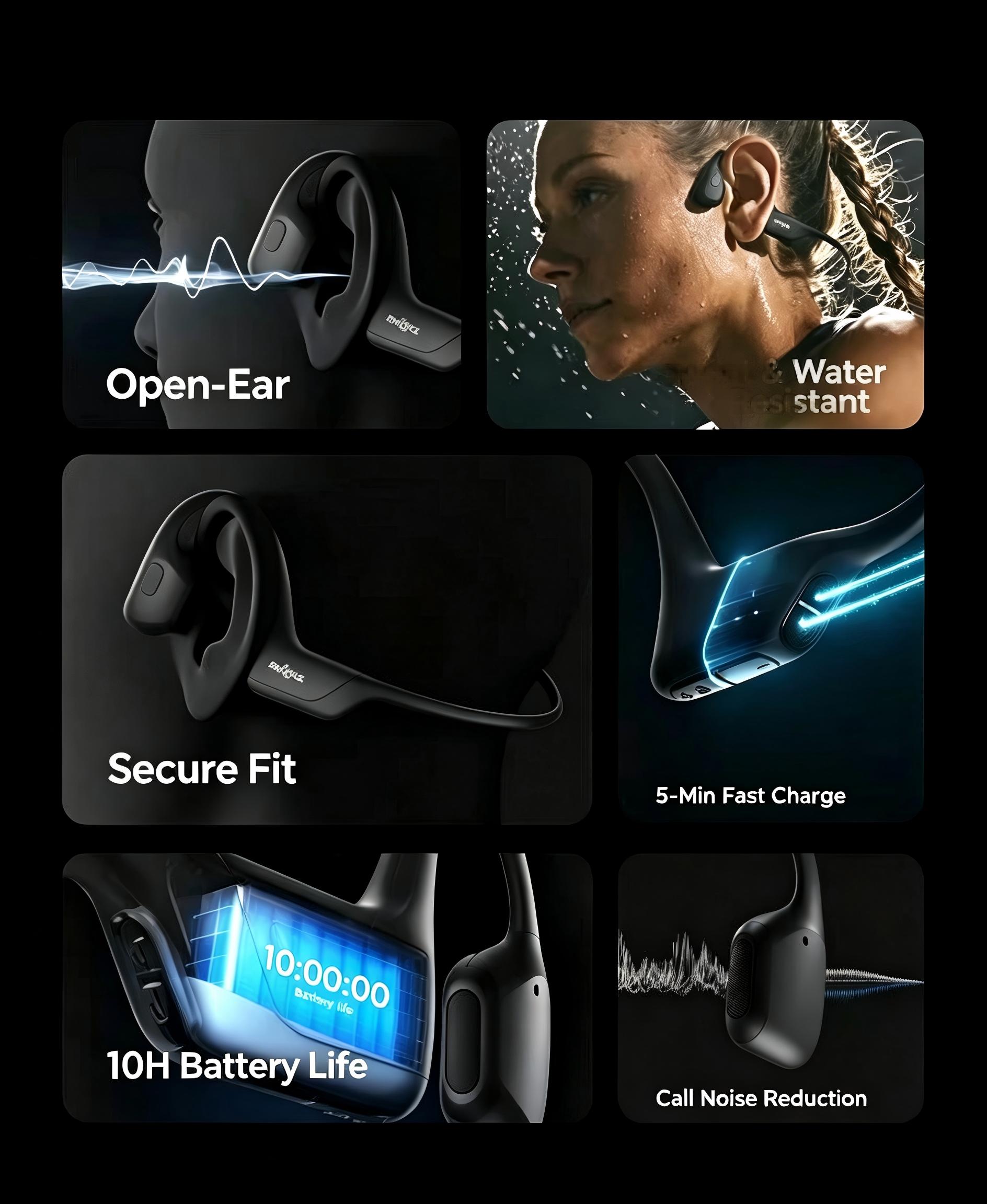 سماعات رأس OpenRun Pro AS810 ب - مراجعة Bone Conduction Running Headphones وسعره