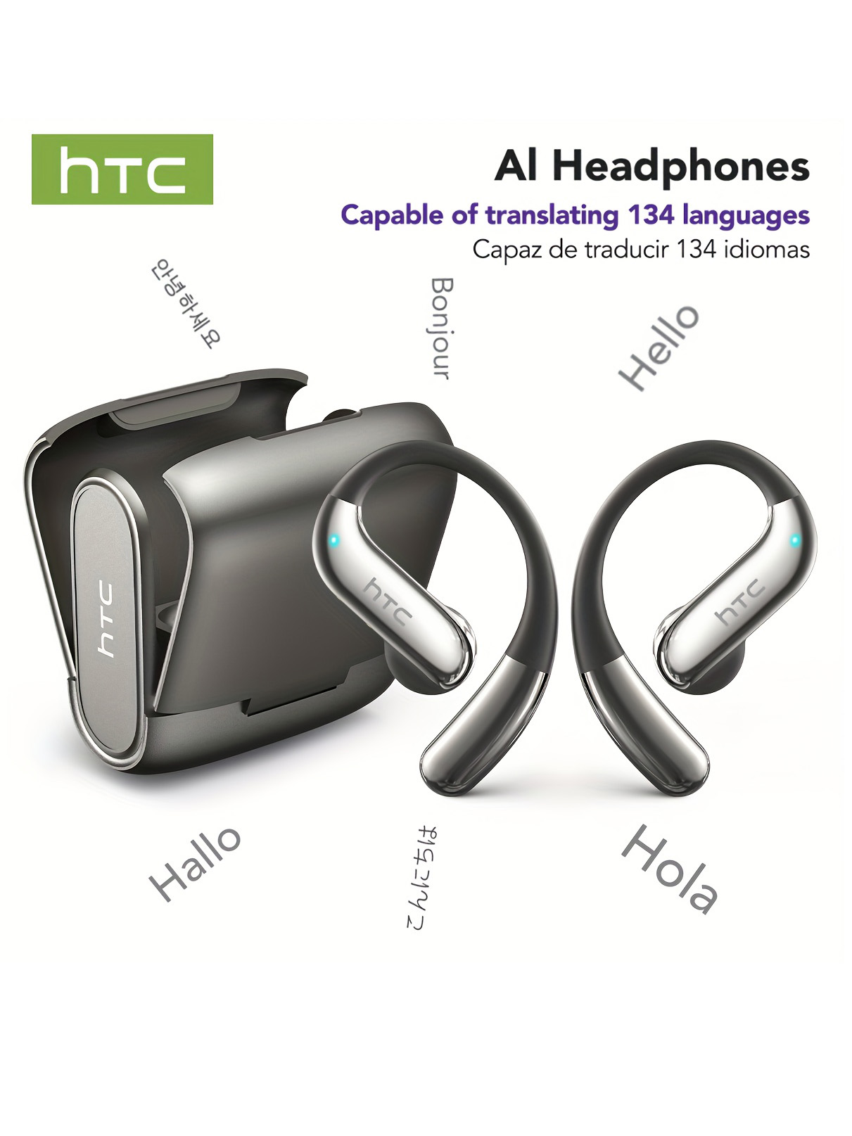 سماعات بلوتوث مفتوحة الأذن HTC - مراجعة Speakers وسعره