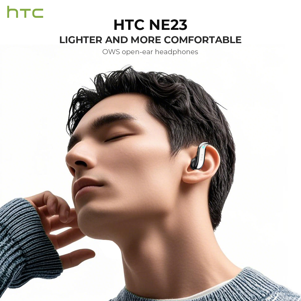 سماعات بلوتوث مفتوحة الأذن HTC - مراجعة Speakers وسعره
