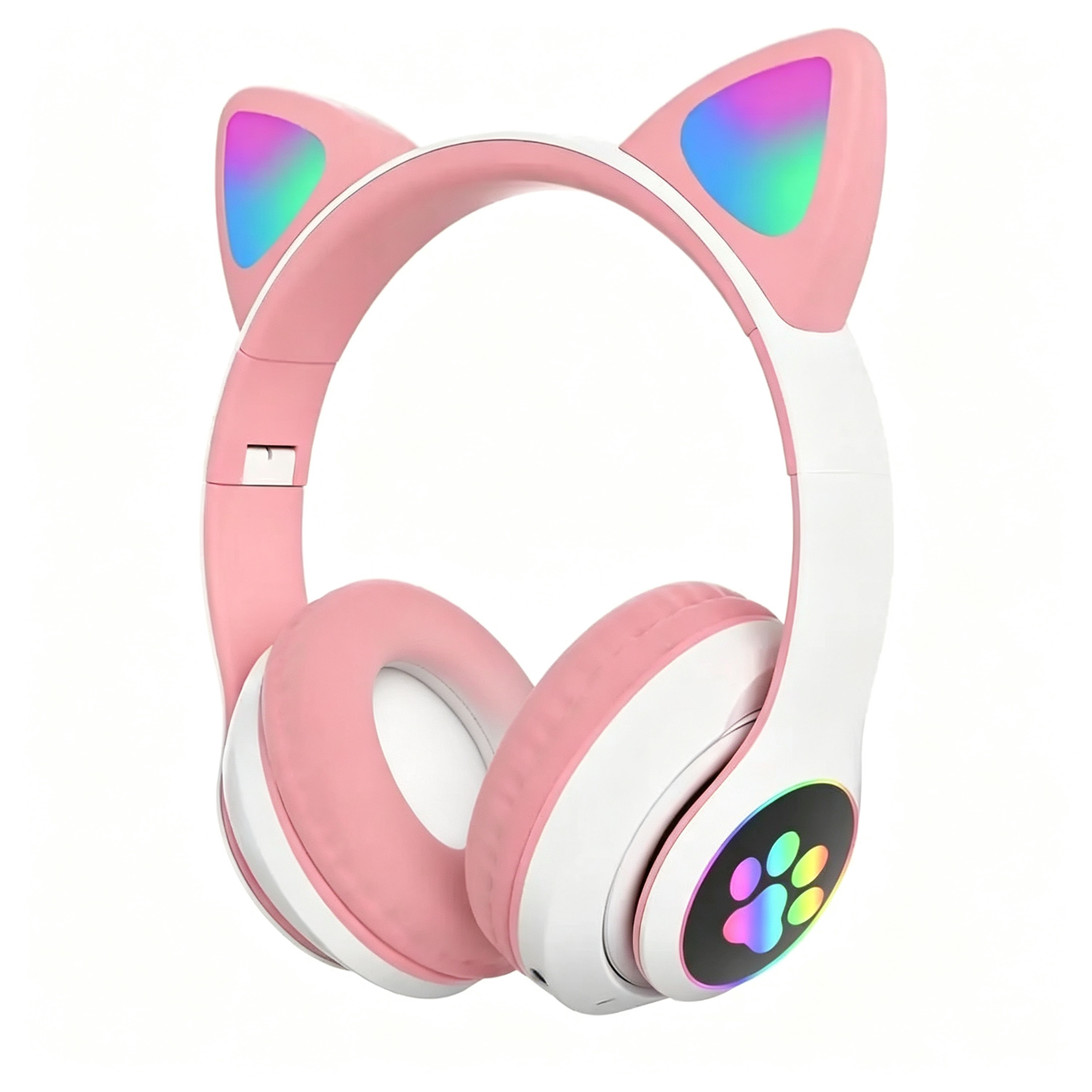 سماعة رأس لاسلكية بتصميم أذن ق - مراجعة Cat Ear Bluetooth Headset Led وسعره