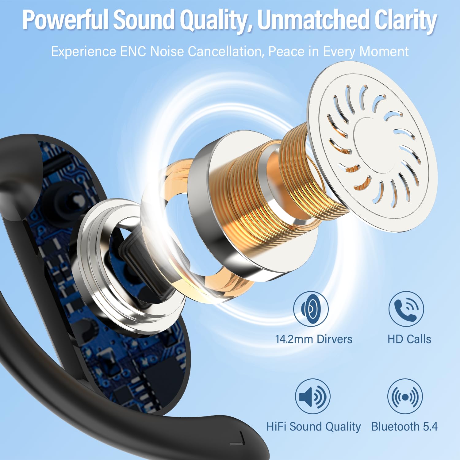 سماعات أذن مفتوحة 2026 بتقنية  - مراجعة Open Ear Air Conduction Headphones وسعره
