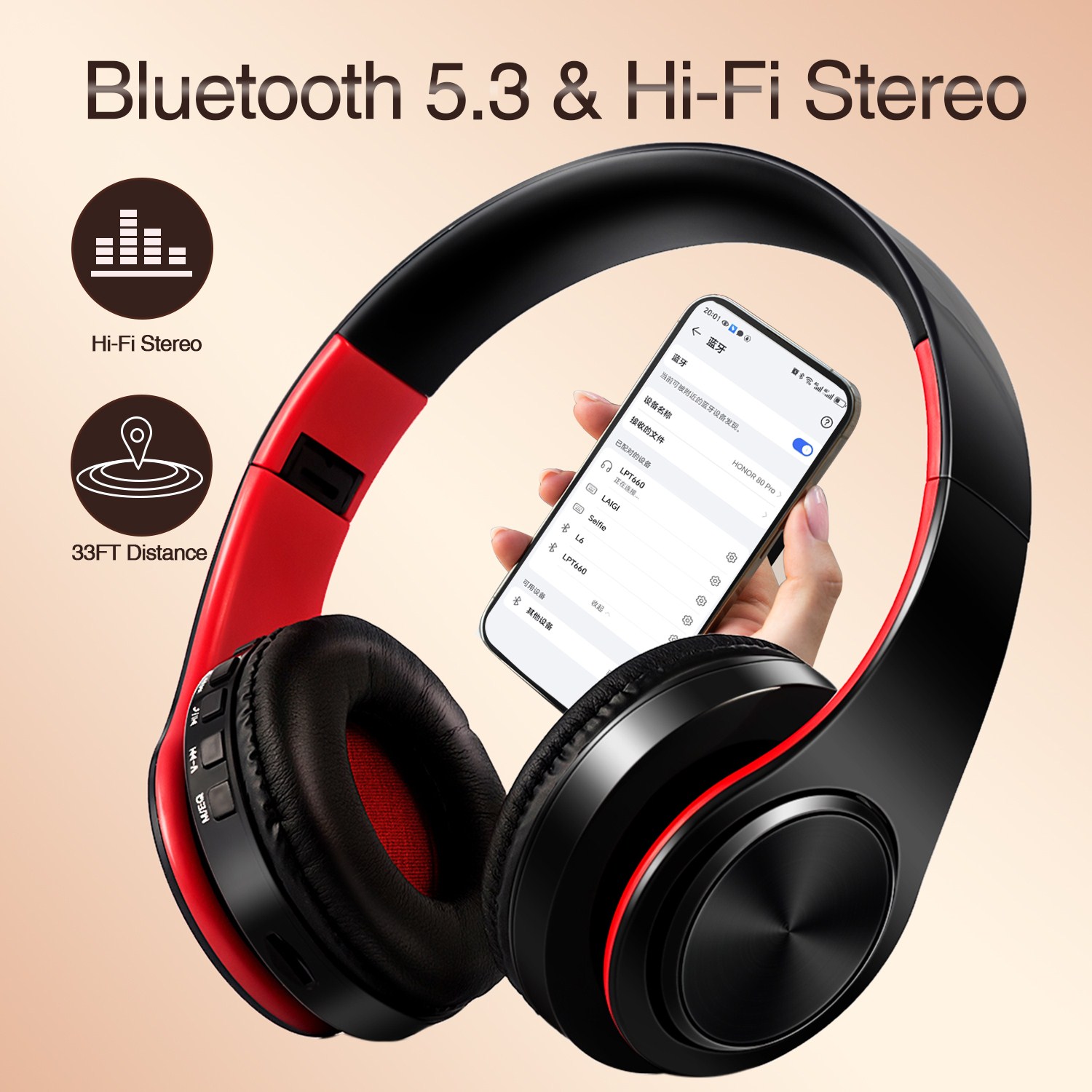 CATASSU سماعة سماعات بلوتوث فو - مراجعة Anc Wireless Over Ear Headphones وسعره