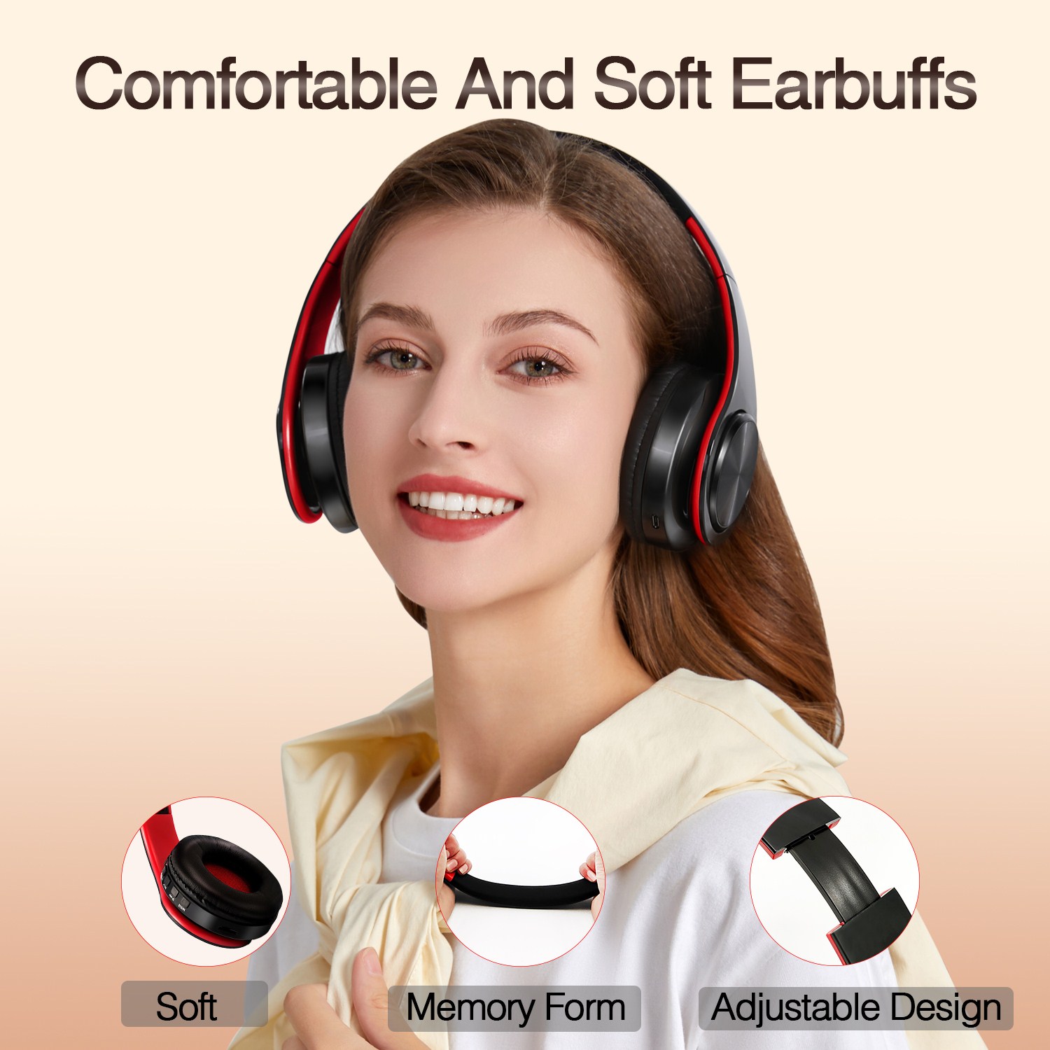 CATASSU سماعة سماعات بلوتوث فو - مراجعة Anc Wireless Over Ear Headphones وسعره