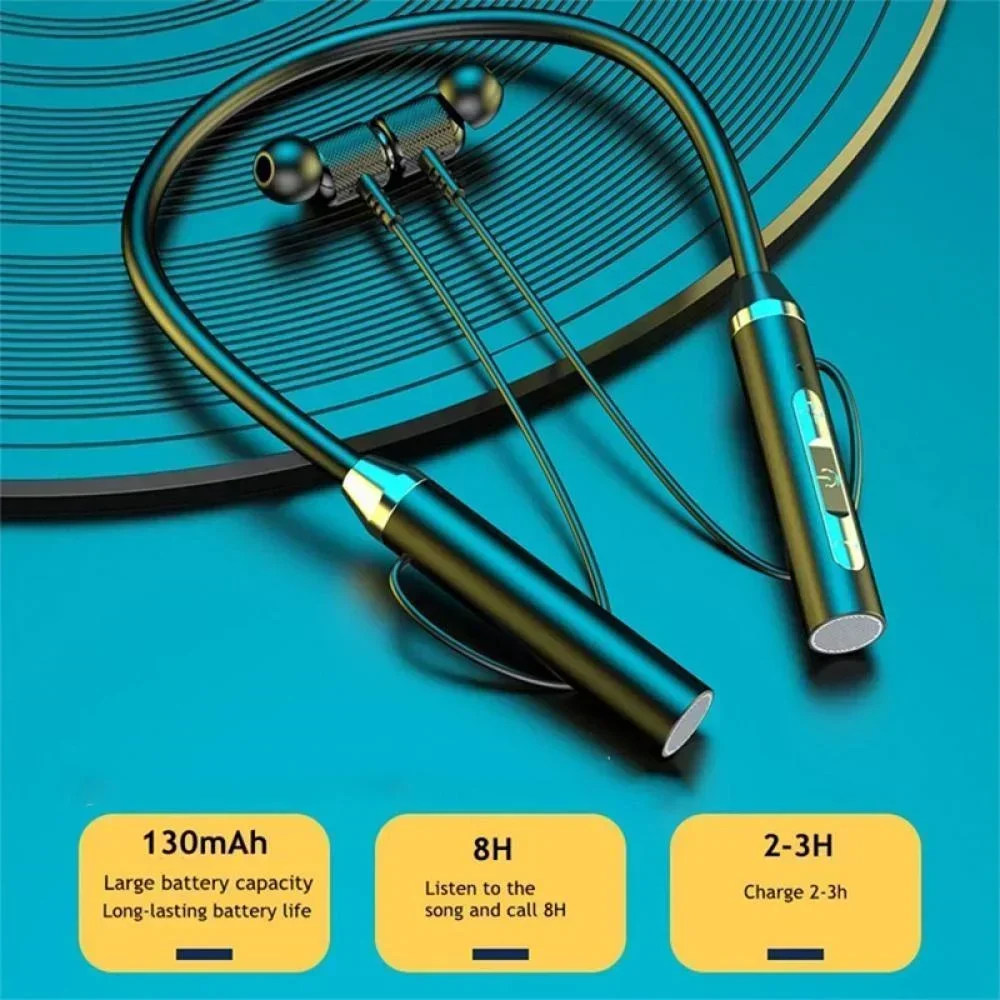 سماعات رأس لاسلكية K58 بتقنية  - مراجعة Magnetic Neckband Sports Earphones وسعره