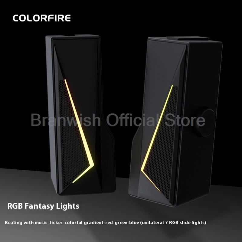 RGB الألعاب مكبرات الصوت مع ان - مراجعة Rgb Computer Soundbar For Pc وسعره