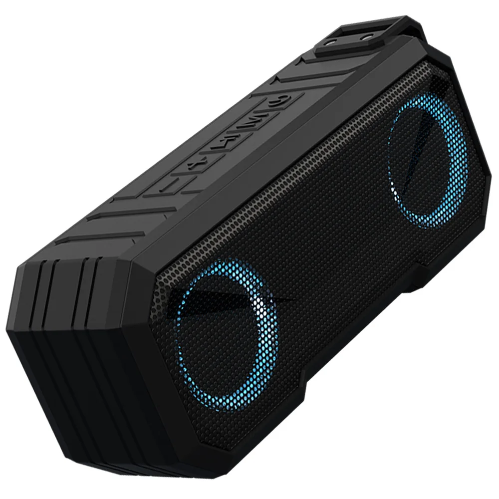 مكبر صوت بلوتوث محمول مع ضوء ف - مراجعة Portable Bluetooth Speaker Waterproof Ipx7 وسعره