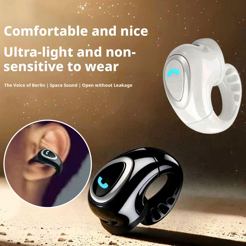بلوتوث اللاسلكية الأذن كليب سم - مراجعة Open Ear Air Conduction Headphones وسعره