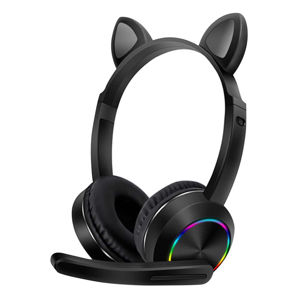 سماعات أذن بلوتوث لطيفة مع شاش - مراجعة Cat Ear Bluetooth Headset Led وسعره