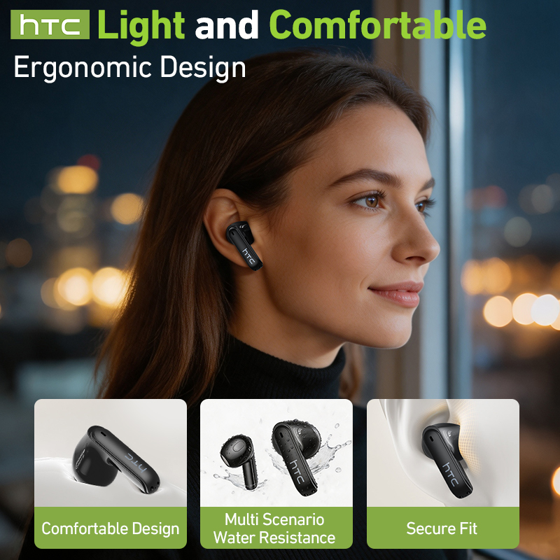 سماعات ألعاب لاسلكية من hTC مع - مراجعة Headphones وسعره