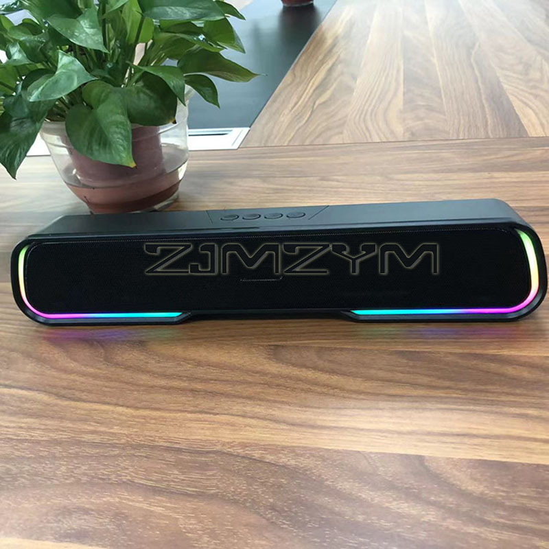 مكبرات صوت بلوتوث مع إضاءة RGB - مراجعة Rgb Computer Soundbar For Pc وسعره
